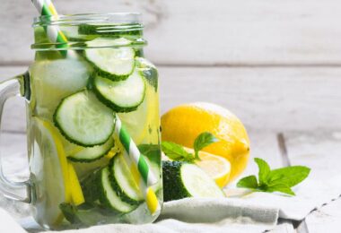 Beneficios pepino y menta